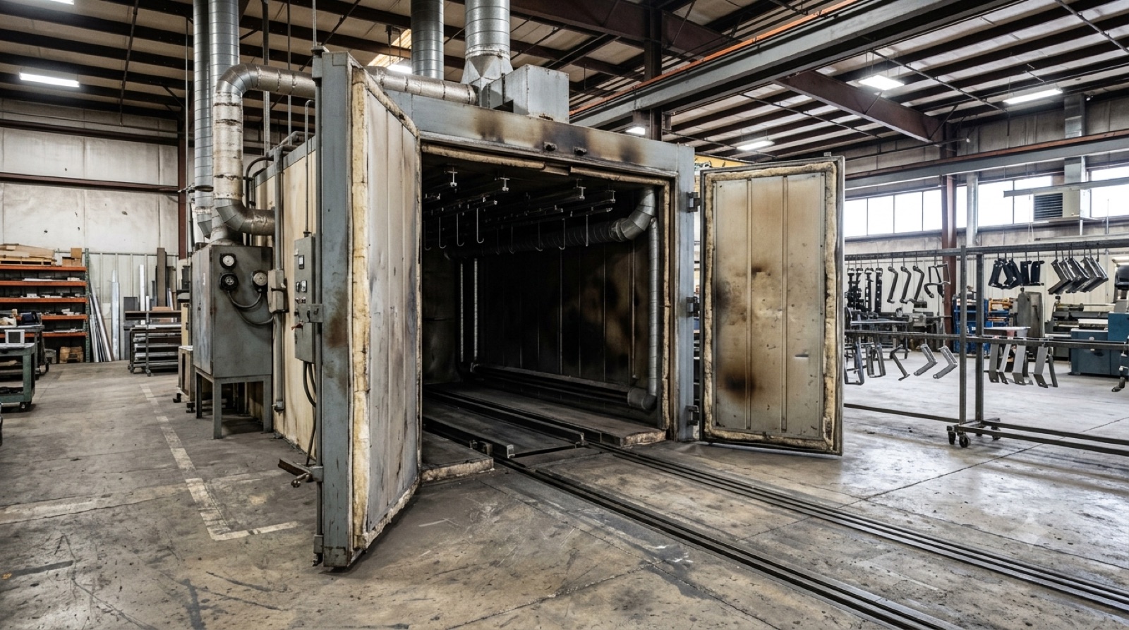 Powder curing oven