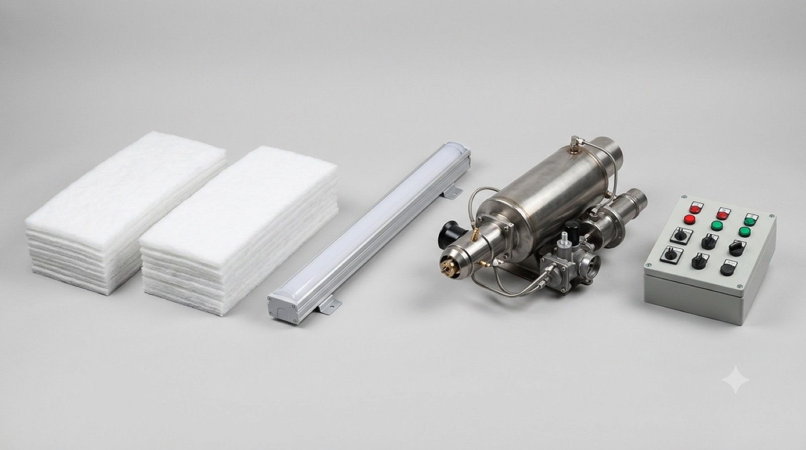Booth parts and consumables